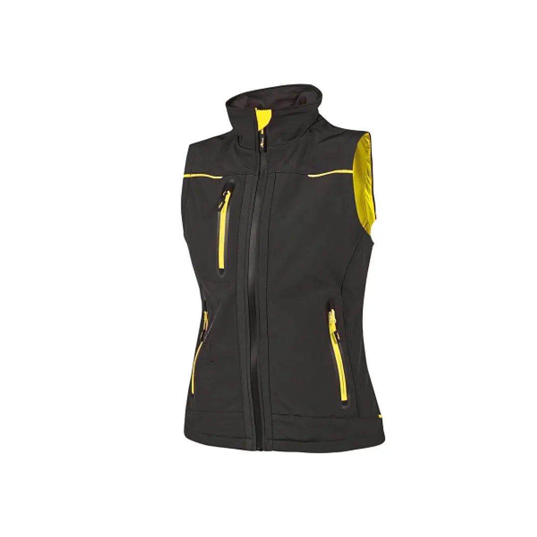 Upower Universe Lady Chaleco Softshell Impermeable - Talla XL - Transpirable, Resistente al Viento, Forro Micropolar, Cremallera Impermeable, Bolsillo 1