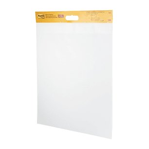 Post-It Super Sticky Pack de 2 Blocs de Reuniones con 20 Hojas Adhesivas Reposicionables - 58.4x50.8cm - 100% PEFC - Incluye 8 Tiras para Fijar - Colo