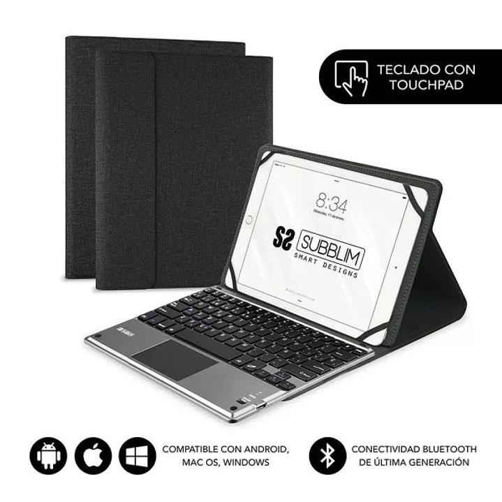 Subblim Teclado Bluetooth extraíble - Funda universal 9-10.1