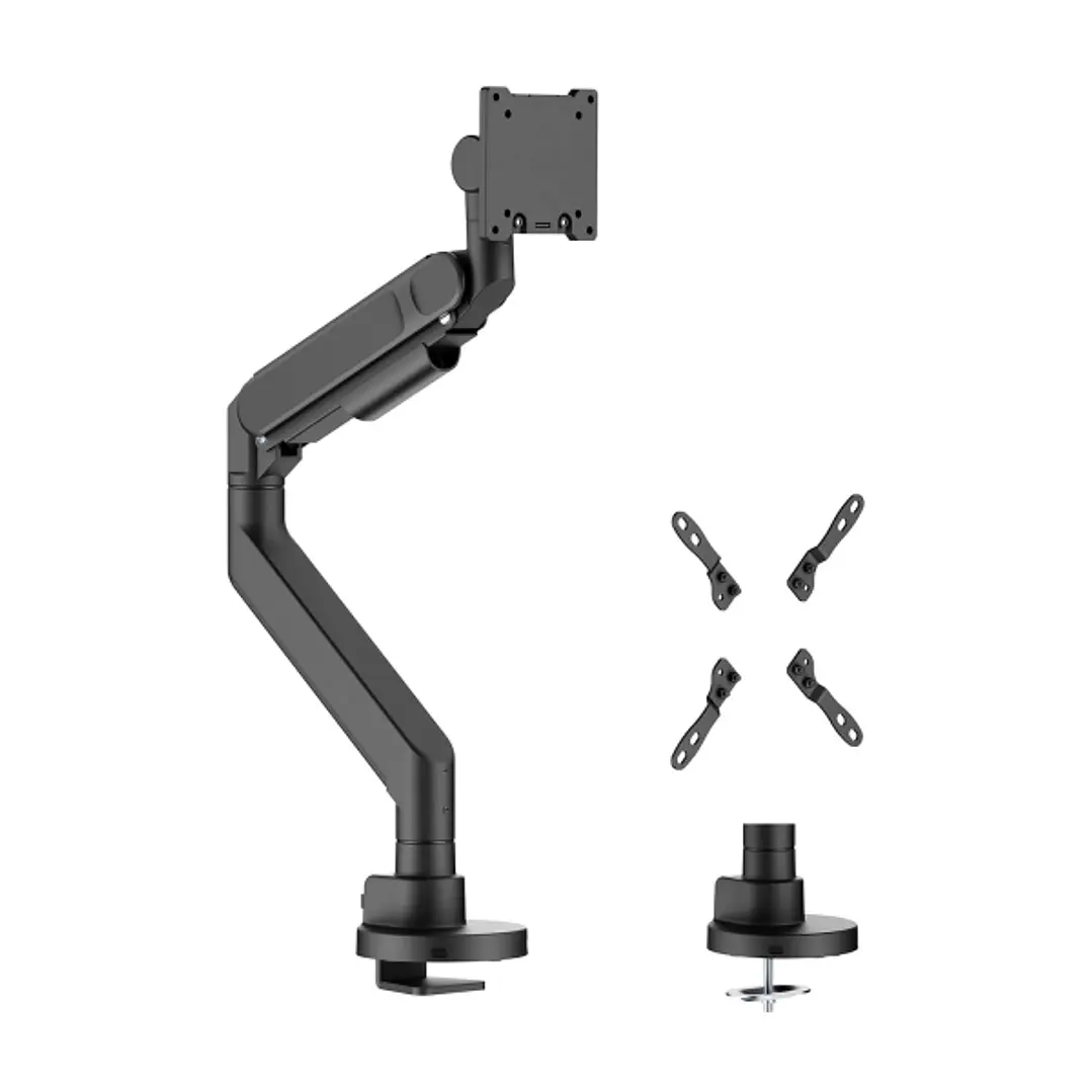 Aisens Soporte de Mesa PRO Contrapeso Giratorio e Inclinable para Monitor/TV 27kg (3 Pivotes - 1 Brazo) de 24-57 - Color Negro 1