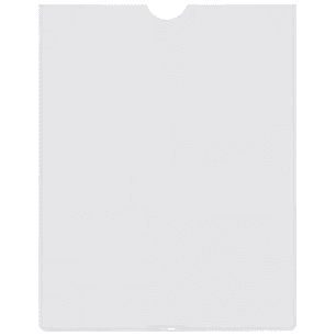 Esselte Pack de 100 Portacarnets A5 171x221mm 170Q 140 micras - PVC Transparente Acabado Liso