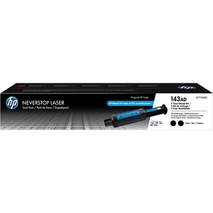 HP W1143A Negro Pack de 2 Kits de Recarga de Toner Originales - 143A