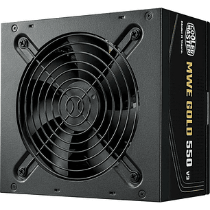 Cooler Master Fuente de Alimentacion 80 Plus Gold 550W ATX 3.1 - PFC Activo - Ventilador 120mm