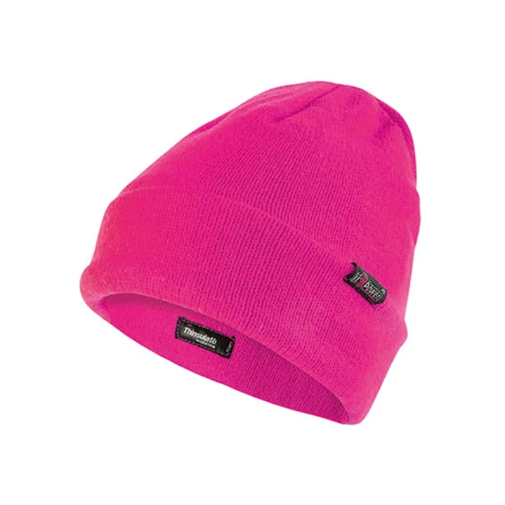 Upower One Gorro de Invierno en Thinsulate - Talla Unica - Alta Calidez, Resistencia en Condiciones Frias, Linea Plus, Material Acrilico - Color Rosa  1