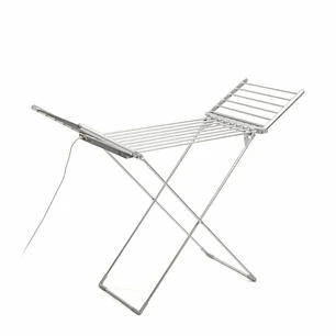 Innovagoods Drywing Tendedero Electrico Plegable con Alas - 230W - 20 Barras - Soporta hasta 15kg - Cable 140cm - Temperatura hasta 55ºC - Plegable - 