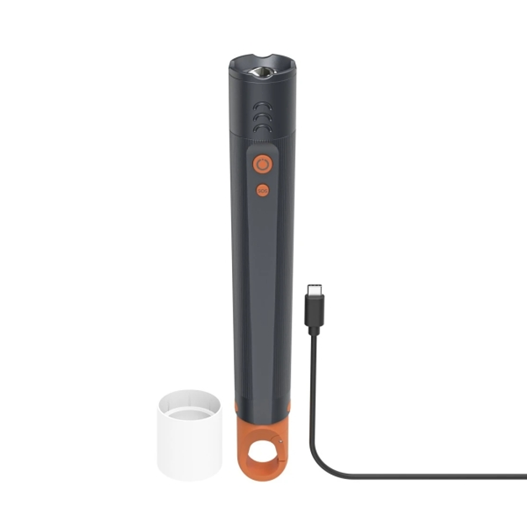 Hama Flx1200-C Linterna LED - Potencia 50W - 1200 Lumenes - Recargable - Bateria - IP44 - Color Gris 1