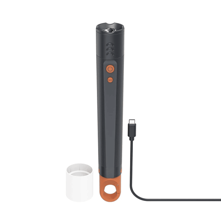 Hama Flx1200-C Linterna LED - Potencia 50W - 1200 Lumenes - Recargable - Bateria - IP44 - Color Gris 1