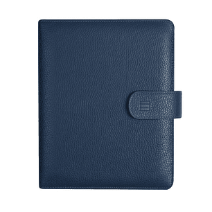 Finocam Open Piel Andrea Agenda Organizador - Formato 1000 - 205x43x249mm - 1 Dia por Pagina - Color Azul