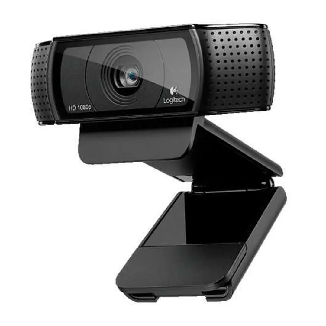 Logitech C920 Webcam HD Pro 1080p - USB 2.0 - Microfonos Integrados - Enfoque Automatico - Cable de 1.83m - Color Negro 1
