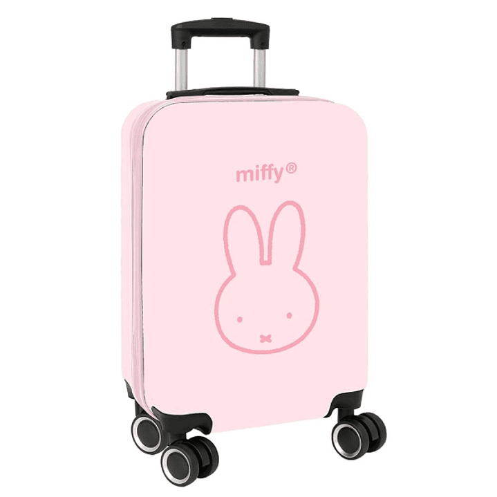 Safta Miffy Flores Maleta Trolley de Cabina 20 - Cierre con Candado - Interior Forrado - Cremallera - Cintas Elasticas - Ruedas Giratorias - Ajustabl 1