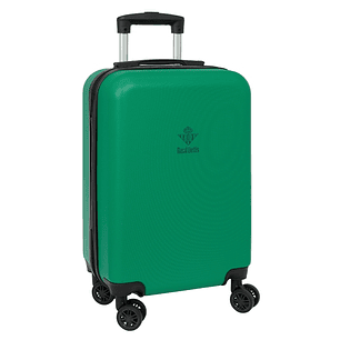 Safta Real Betis Balompie Maleta Trolley de Cabina 20 - Cierre con Candado - Interior Forrado - Bolsillo de Red - Ruedas 360º - Asa Extensible - Mate
