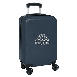 Safta Kappa Dark Navy Maleta Trolley de Cabina 20 - Cierre con Candado - Interior Forrado - Bolsillo de Red - Ruedas Giratorias - Asa Extensible - 34