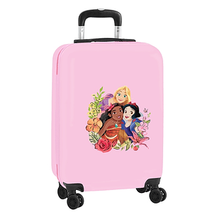Safta Princesas Disney Magical Maleta Trolley de Cabina 20 - ABS y PC - Cierre con Candado - Interior Organizado - Ruedas Giratorias - Ajustable - 40