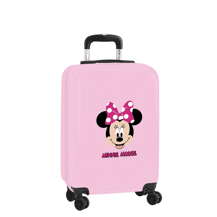 Safta Minnie Mouse Me Time Maleta Trolley de Cabina 20 - Cierre con Candado - Interior Forrado y Bolsillos - Ruedas Giratorias 360° - Ajustable - ABS 1