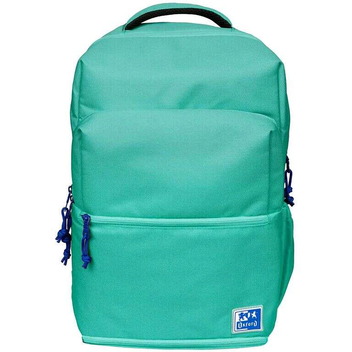 Oxford +LB B-Out Mochila Escolar - Compartimento Isotermico - Cremallera Expandible - Tirantes Acolchados y Ajustables - Tamaño 42x30x15cm - Color Tur 1