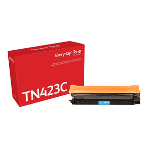 Xerox Everyday Brother TN421/TN423/TN426 Cyan Cartucho de Toner Generico - Reemplaza TN421C/TN423C/TN426C