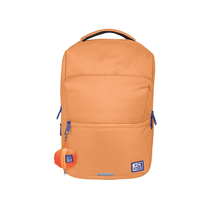 Oxford B-Ready Mochila 28L - Tamaño 42x30x15cm - Bolsillo Acolchado - Asa Superior - Funda para Lluvia - Poliester Reciclado RPET - Color Melocoton