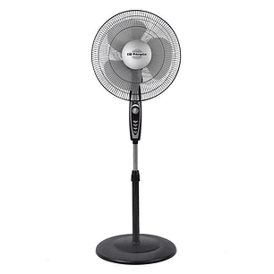 Orbegozo SF 3347 Ventilador de Pie Potente y Eficiente - Amplia Superficie de Ventilacion - Cabezal Multiorientable - Temporizador de 2h - Facil Manip