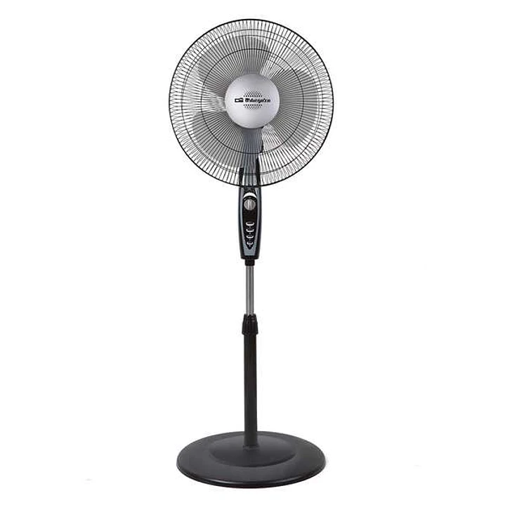 Orbegozo SF 3347 Ventilador de Pie Potente y Eficiente - Amplia Superficie de Ventilacion - Cabezal Multiorientable - Temporizador de 2h - Facil Manip 1
