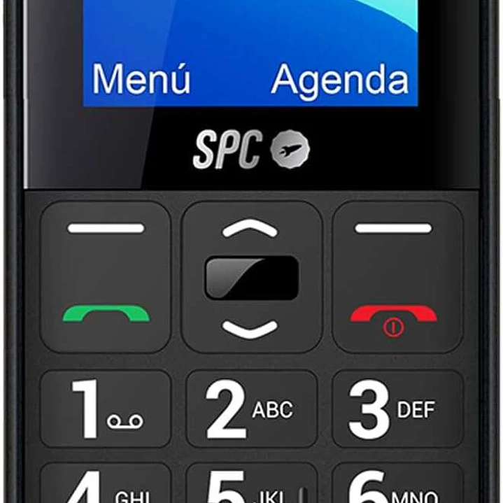 SPC Telefono Movil de Teclas Grandes - Diseño Compacto y Resistente - Boton SOS - Configuracion Remota - Notificaciones y Timbre Inteligentes - Menu S 1