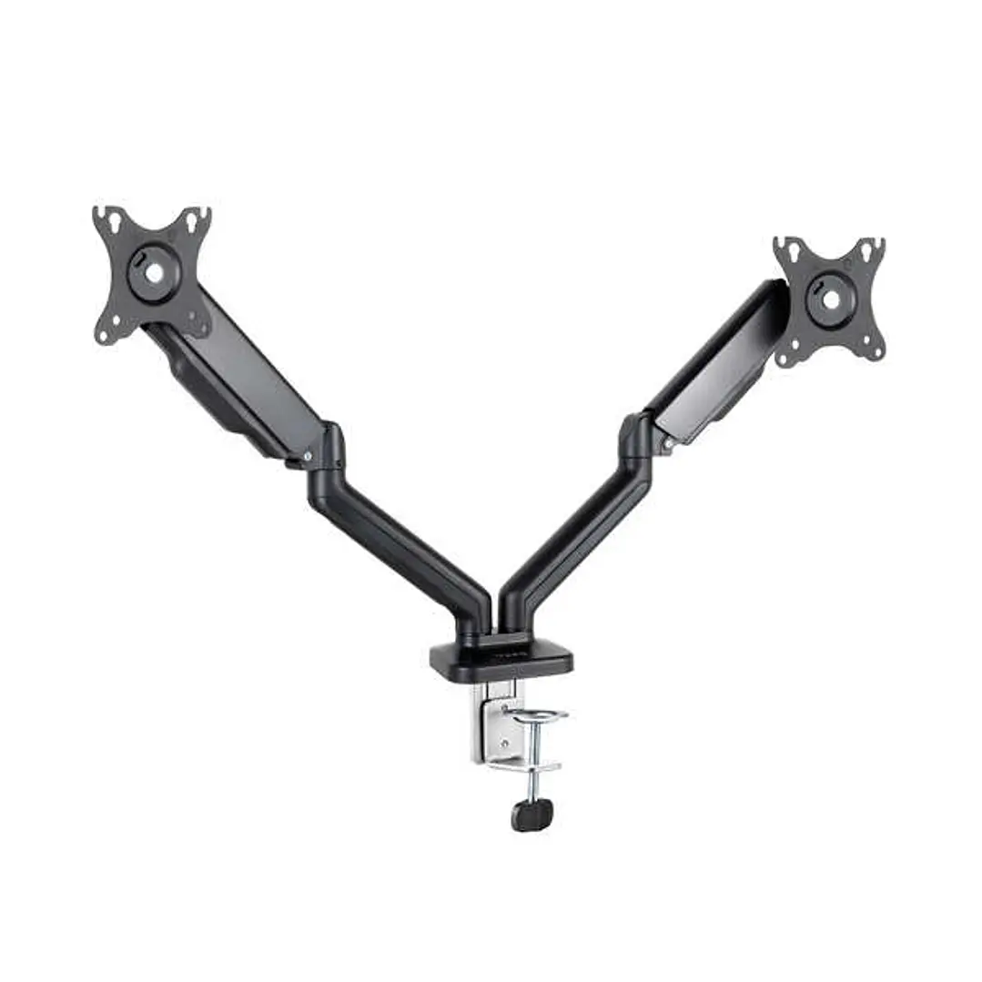 Tooq Soporte Mesa Pantalla - Giro 180º - Inclinacion - 2 Brazos 17-32  - Color Negro 1