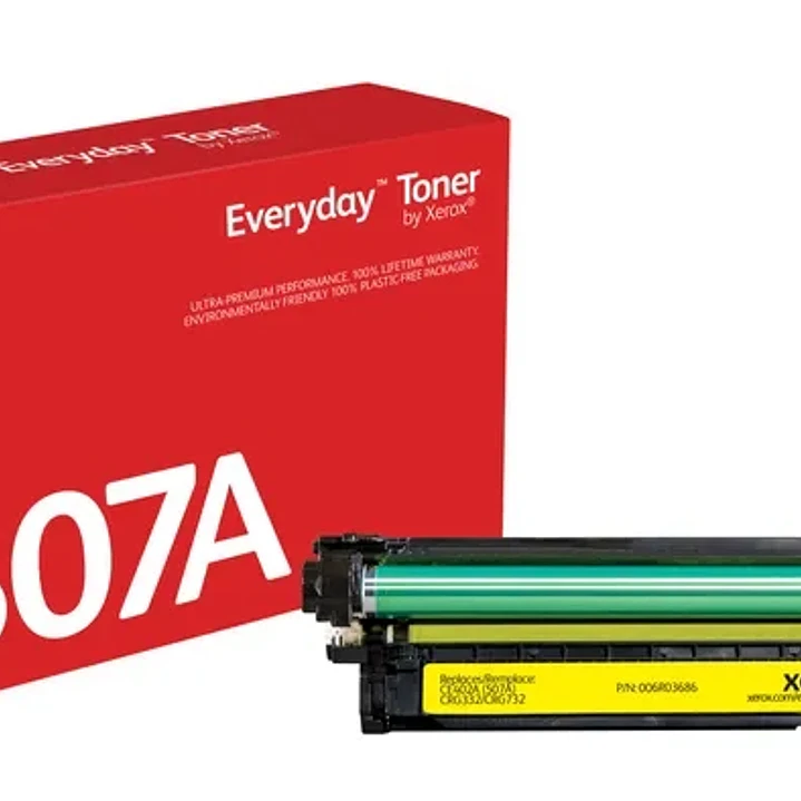 Xerox Everyday HP CE402A Amarillo Cartucho de Toner Generico - Reemplaza 507A 1