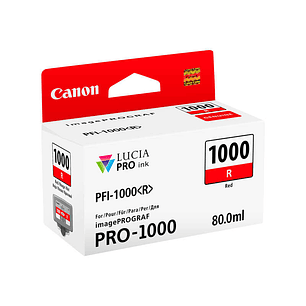 Canon PFI1000 Rojo Cartucho de Tinta Original - PFI1000R/0554C001