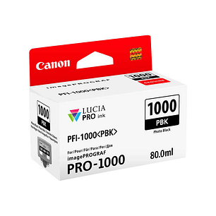Canon PFI1000 Negro Photo Cartucho de Tinta Original - PFI1000PBK/0546C001