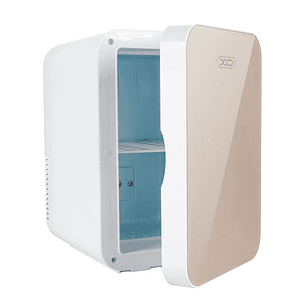 XO CZ002 Mini Nevera - Capacidad 5.5 Litros - Bajo Ruido - Incluye Cable 12/220V - Color Beige - Color Beige