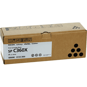 Ricoh Aficio SP-C361 Negro Cartucho de Toner Original - 408250/SPC360X