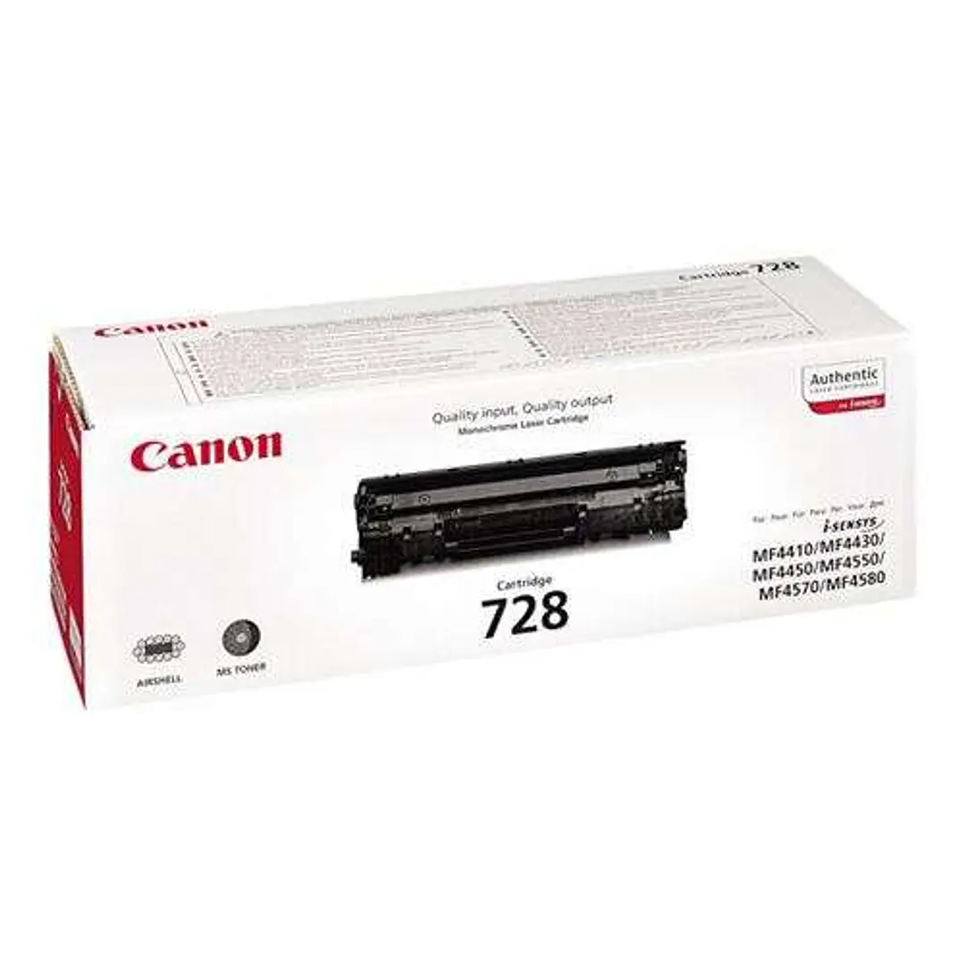 Canon 728 Negro Cartucho de Toner Original - 3500B002 1