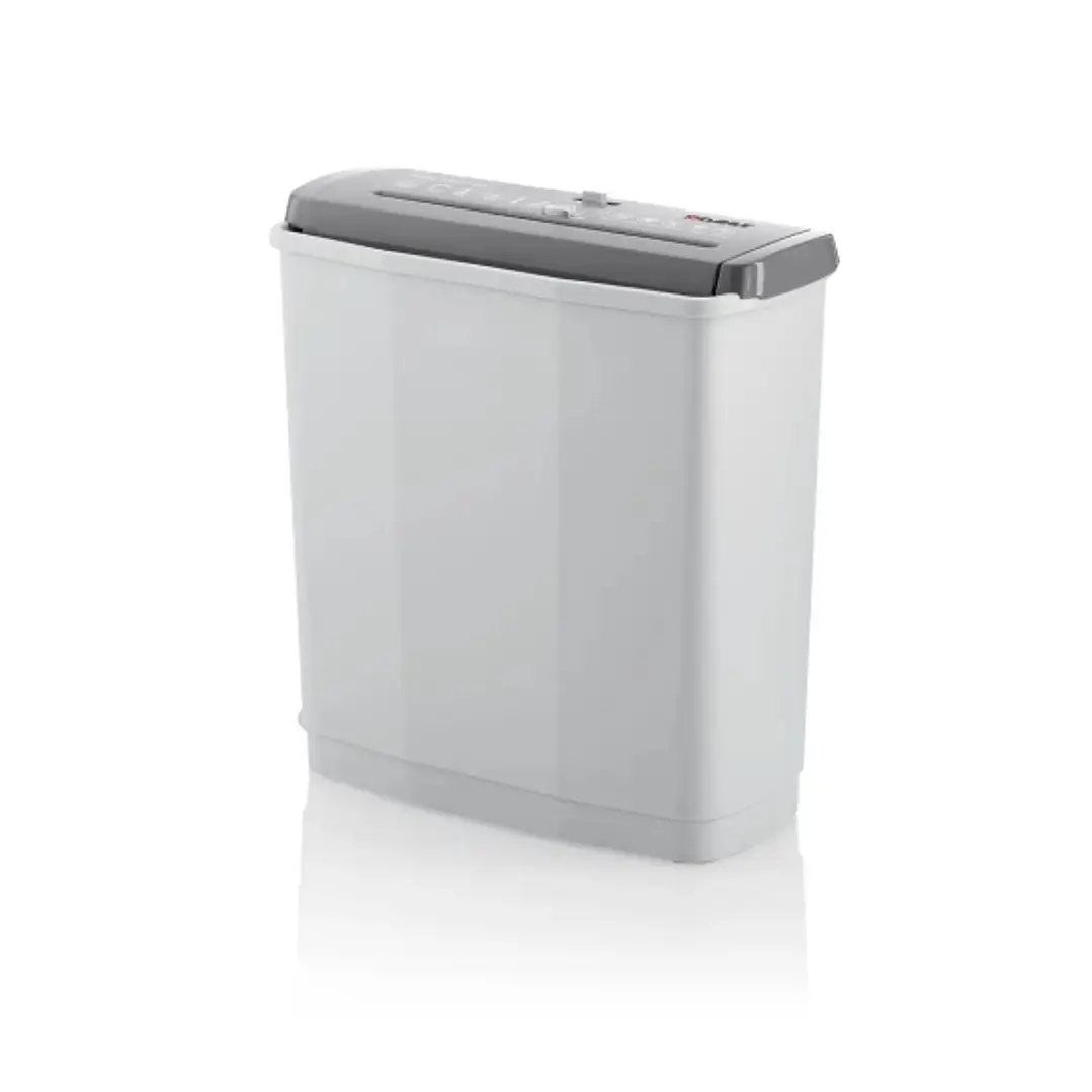 Dahle PaperSAFE 60 Destructora de Papel Manual Corte en Tiras P-2 - Destruye hasta 6 Hojas a la Vez - Capacidad de la Papelera 11L - Apta para Papel y 1
