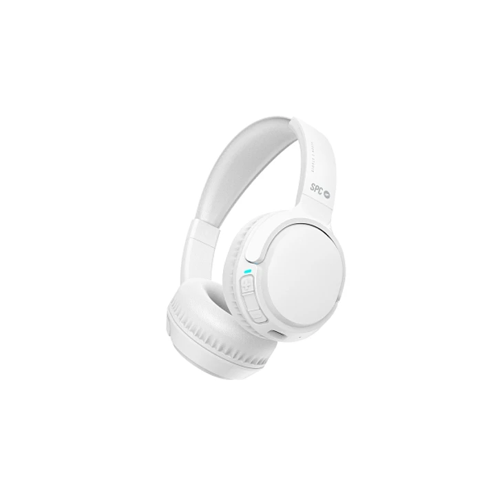 SPC Heron 2 Studio Auriculares Bluetooth 5.4 - Conexion Dual - Autonomia hasta 50h - Diseño Ajustable y Plegable - Control en Auricular - Color Blanco 1