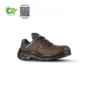Upower Mojave UK S ESD Zapato de Seguridad - Talla 47 - Puntera AirToe Composite, Antiperforacion, Microfibra Reciclada, Transpirable, Suela Antidesli