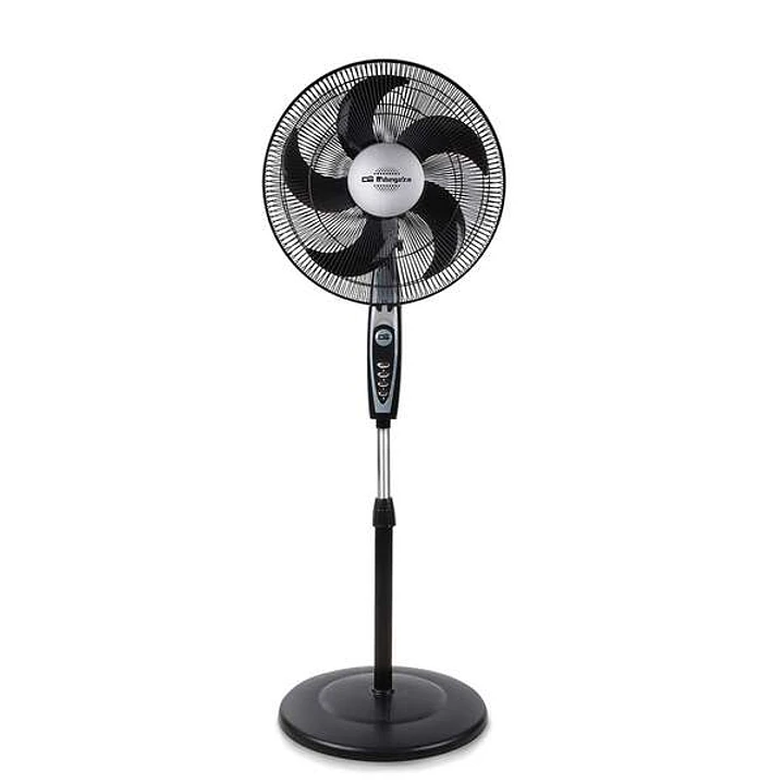 Orbegozo SF 0149 Ventilador de Pie Clasico - Potente y Economico - 3 Velocidades - Funcion Oscilante - Altura Regulable - Diseño Cromado 1