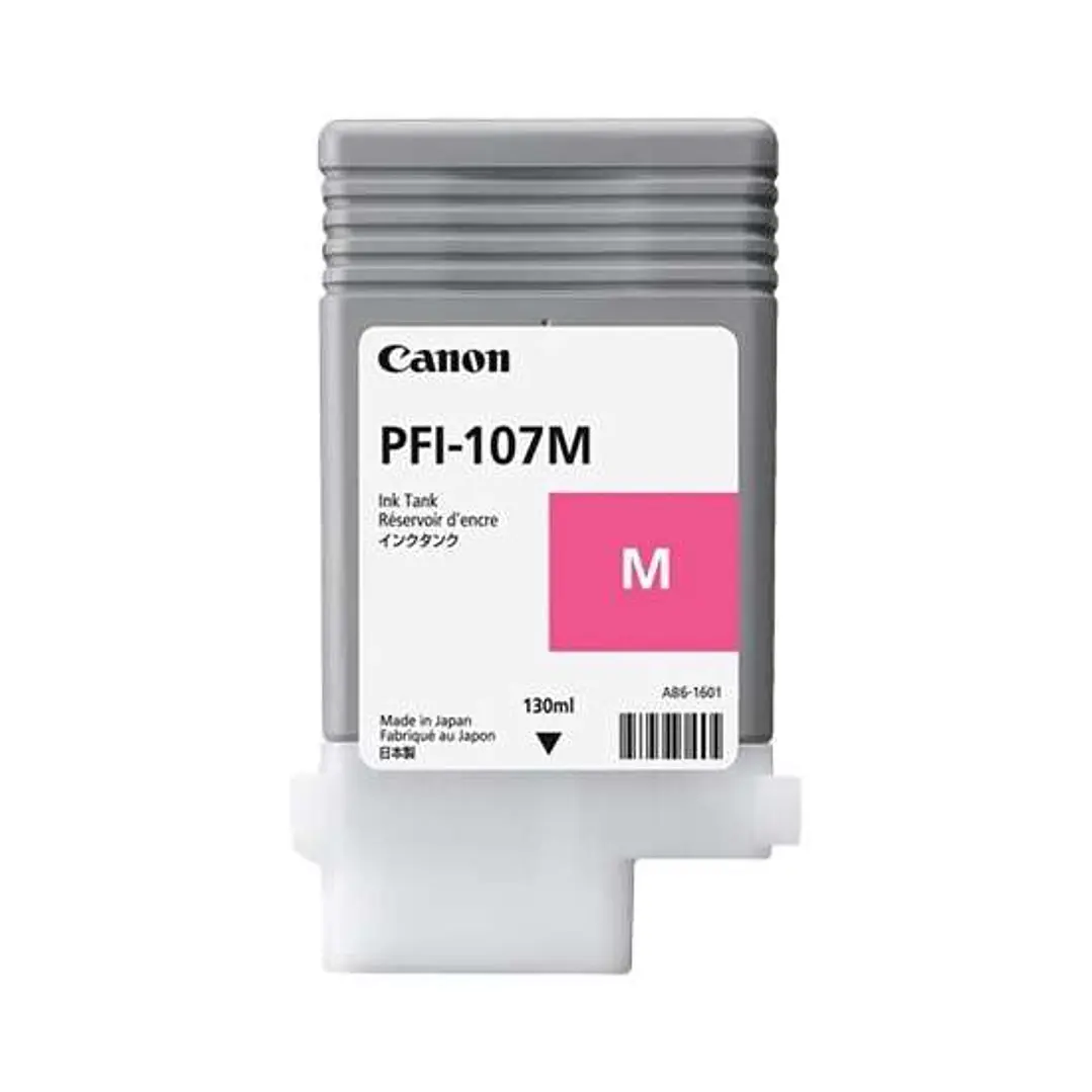 Canon PFI107 Magenta Cartucho de Tinta Original - PFI107M/6707B001 1