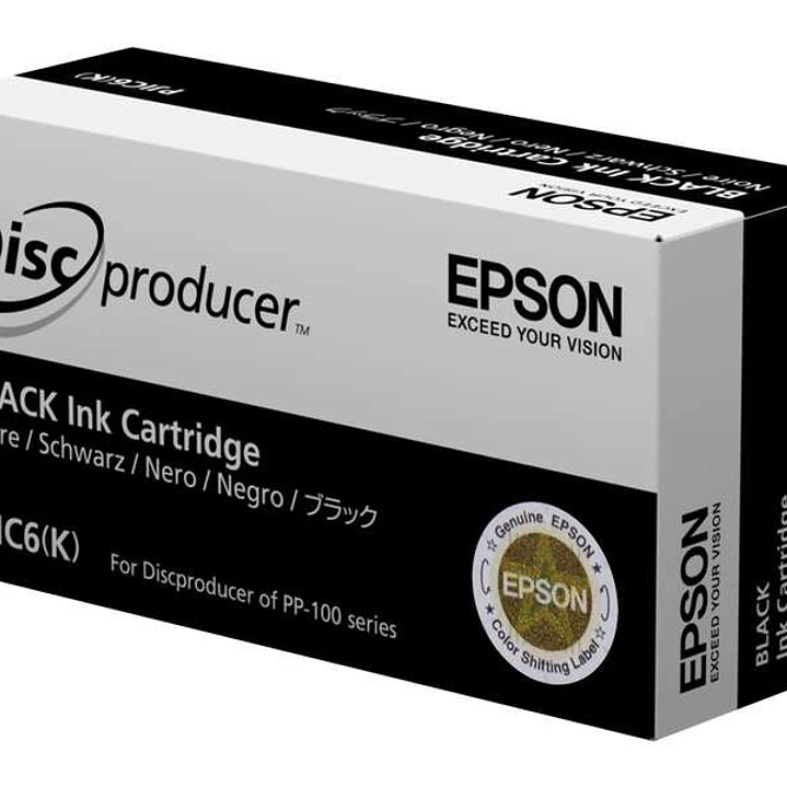 Epson PJIC6/PJIC7 Negro Cartucho de Tinta Original - C13S020693/C13S020452 1