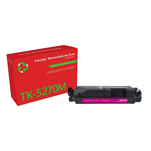 Xerox Everyday Kyocera TK5270 Magenta Cartucho de Toner Remanufacturado - Reemplaza 1T02TVBNL0/TK5270M