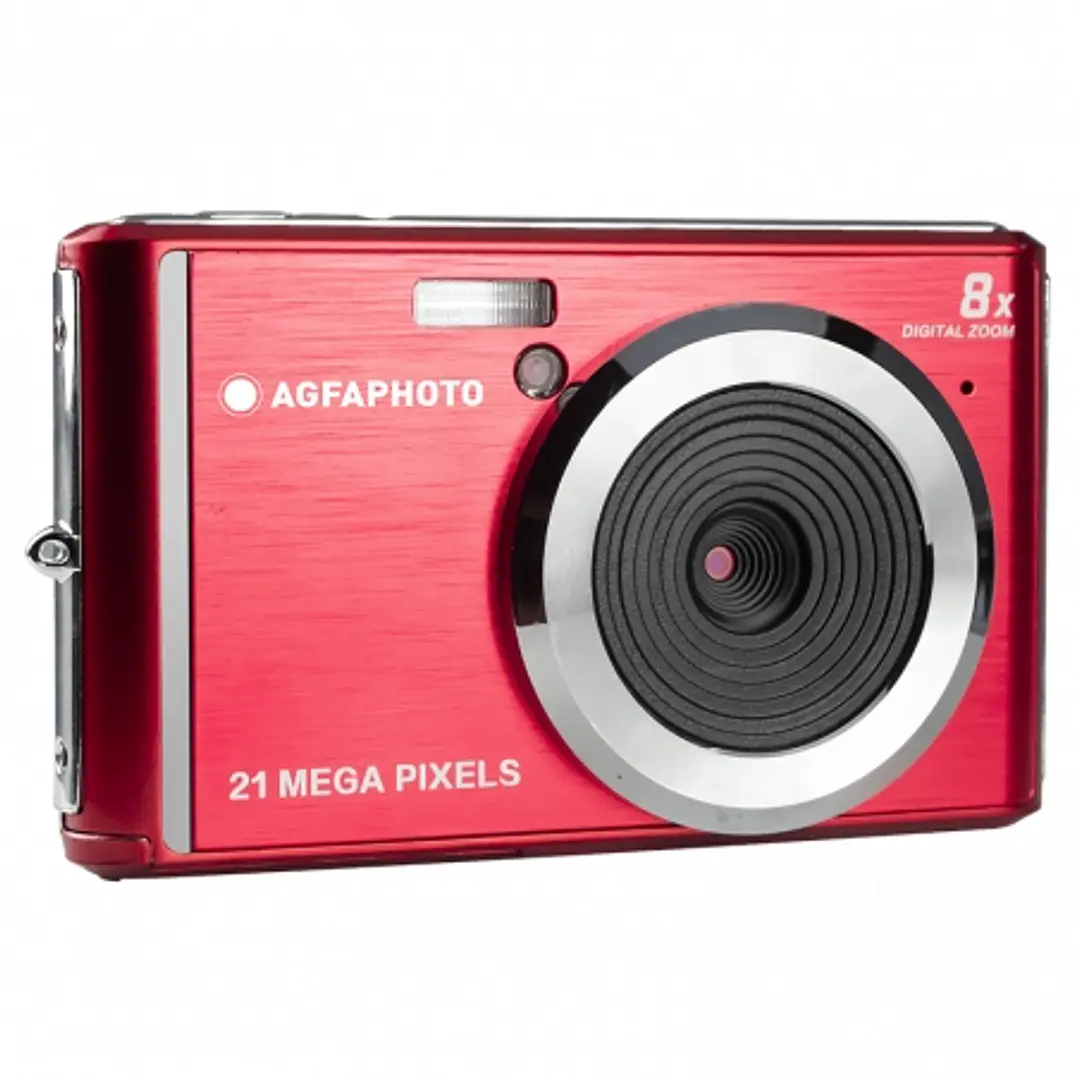 Agfaphoto DC5200 Camara Digital -  Sensor CMOS - Zoom Optico 8x - Color Rojo 1