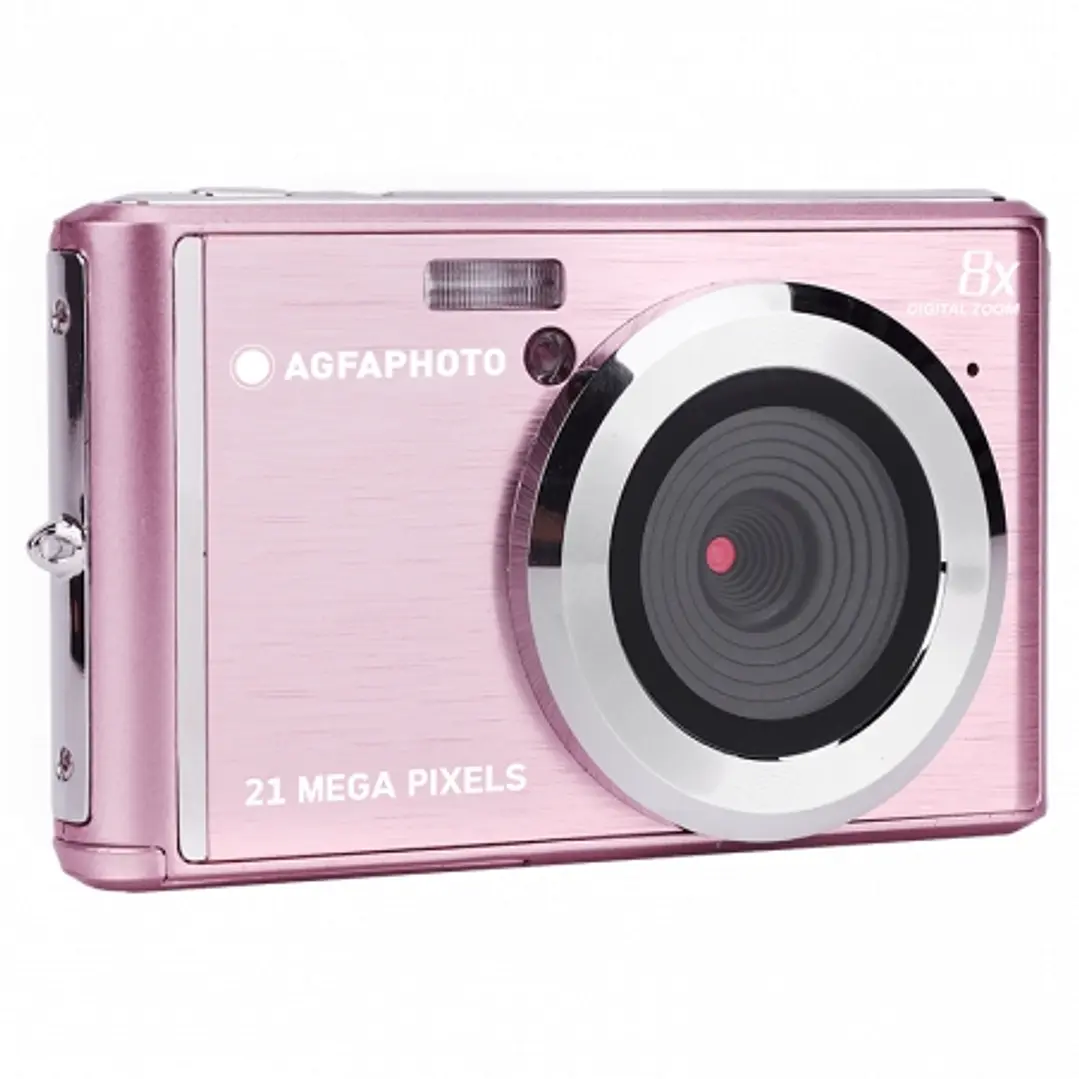 Agfaphoto DC5200 Camara Digital -  Sensor CMOS - Zoom Optico 8x - Color Rosa 1