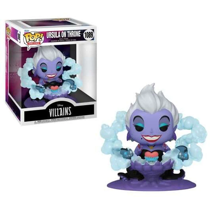 Funko Pop Deluxe Disney Villanos Ursula en el Trono - Figura de Vinilo - Altura 12.8cm aprox. 1