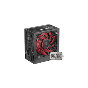 Mars Gaming MPIII550P Fuente de Alimentacion ATX de 550W - Ventilador de 12cm - Silencioso con Tecnologia AI-RPM - 14dB - Color Negro