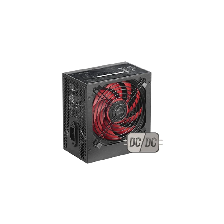 Mars Gaming MPIII550P Fuente de Alimentacion ATX de 550W - Ventilador de 12cm - Silencioso con Tecnologia AI-RPM - 14dB - Color Negro 1