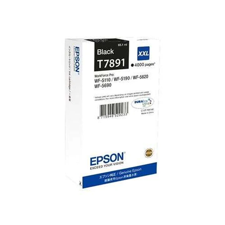Epson T7891 Negro Cartucho de Tinta Original - C13T789140 1