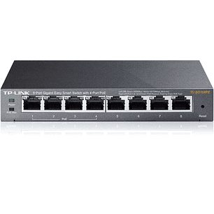 TP-Link Switch Easy Smart de 8 Puertos Gigabit - 4 Puertos PoE