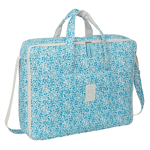 Safta Miffy Mum Garden Maleta de Bebe de 28L - Cremallera Doble - Bolsillo Frontal - Bolsillos Internos - Bandolera Ajustable - Asas Superiores para T