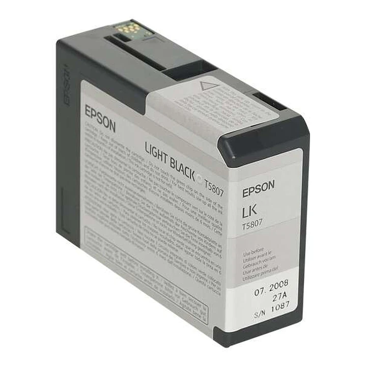 Epson T5807 Negro Light Cartucho de Tinta Original - C13T580700 1