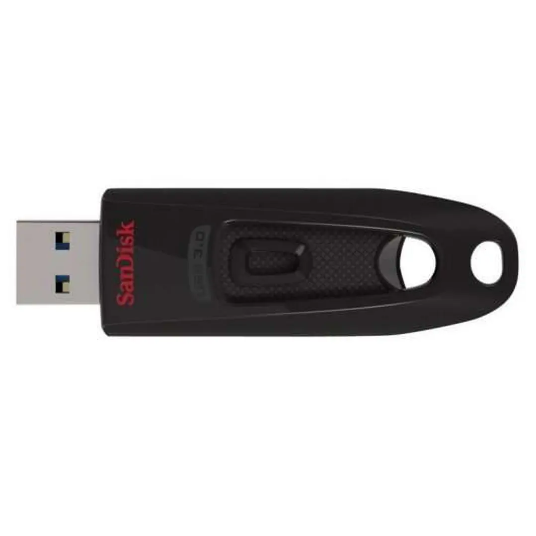 Sandisk Cruzer Ultra Memoria USB 3.0 256GB - Hasta 100MB/s de Transferencia - Color Negro (Pendrive) 1