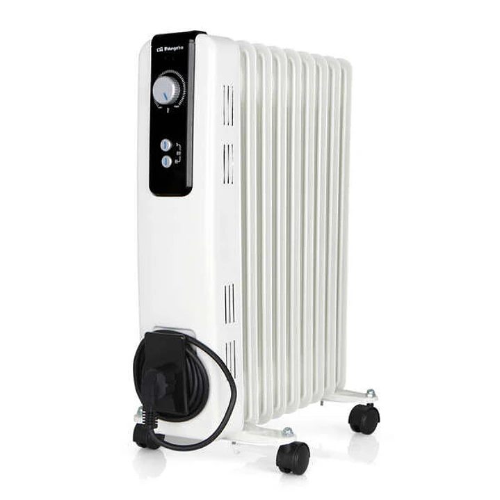 Orbegozo RH Compacto Radiador de Aceite - Potente y Silencioso - 3 Niveles de Potencia - Elementos de Alta Inercia Termica - Seguro y Facil de Transpo 1