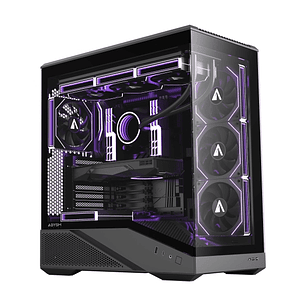 Abysm Arian Frame A400 Black Caja Torre ATX, ITX, Micro ATX - Lateral y Frontal Cristal Templado - 3.5
